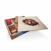 Layflat Pvc'li Fotokitap Ahşap Lüks 01